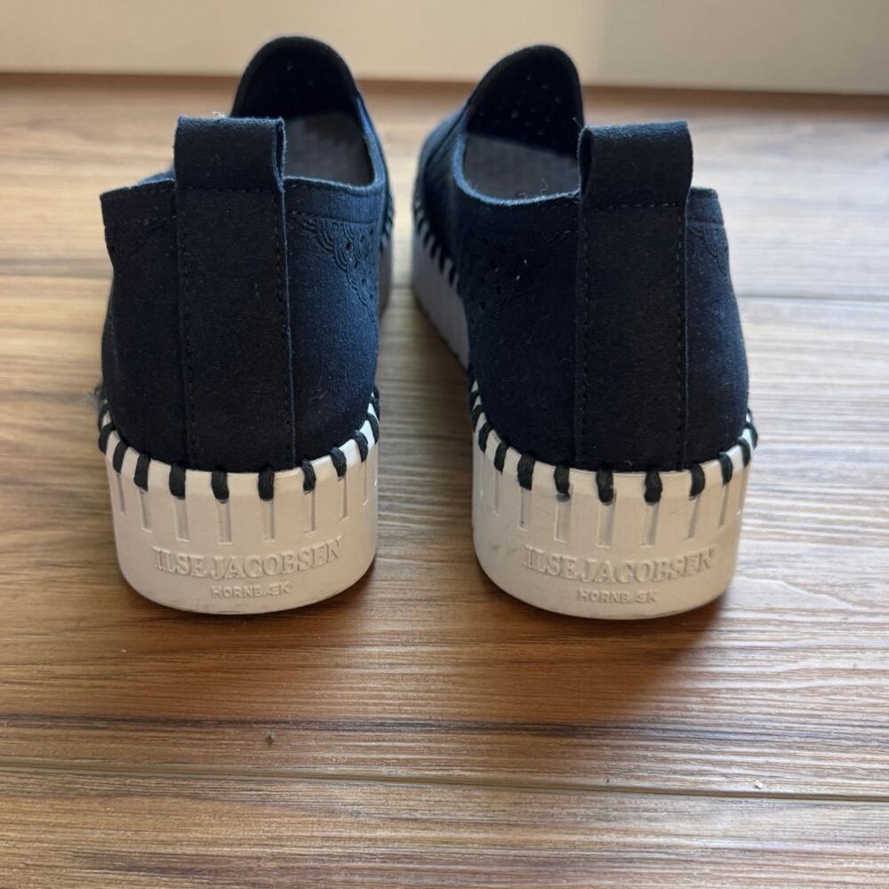 Ilse Jacobson Tulip Platform Shoes in Dark Indigo Size 38 (Size 8 US) - Picture 6 of 8